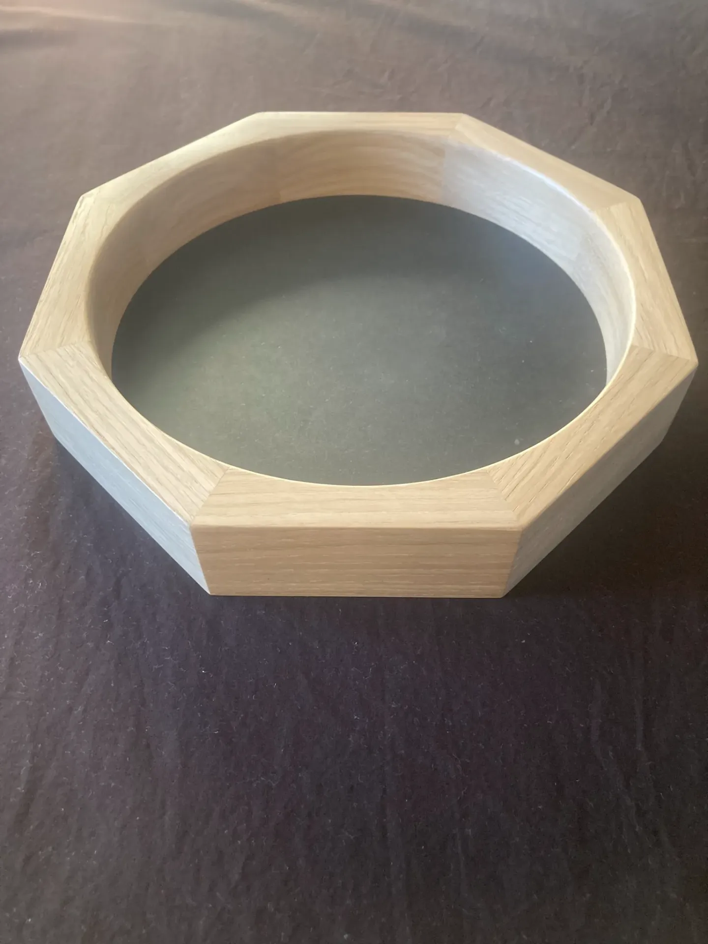 Plateau chêne octogonal