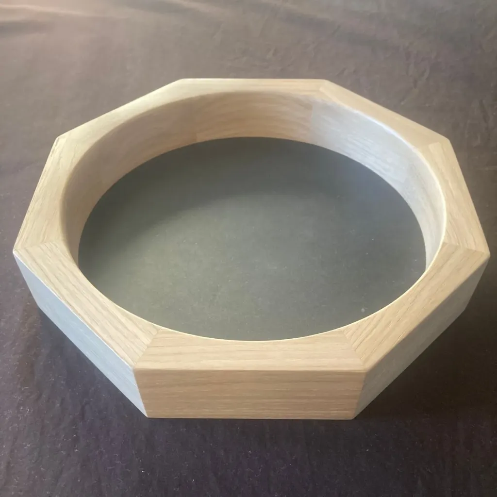 Plateau de jeu en bois - Toupie & Dés