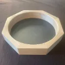 Plateau de jeu en bois - Toupie & Dés