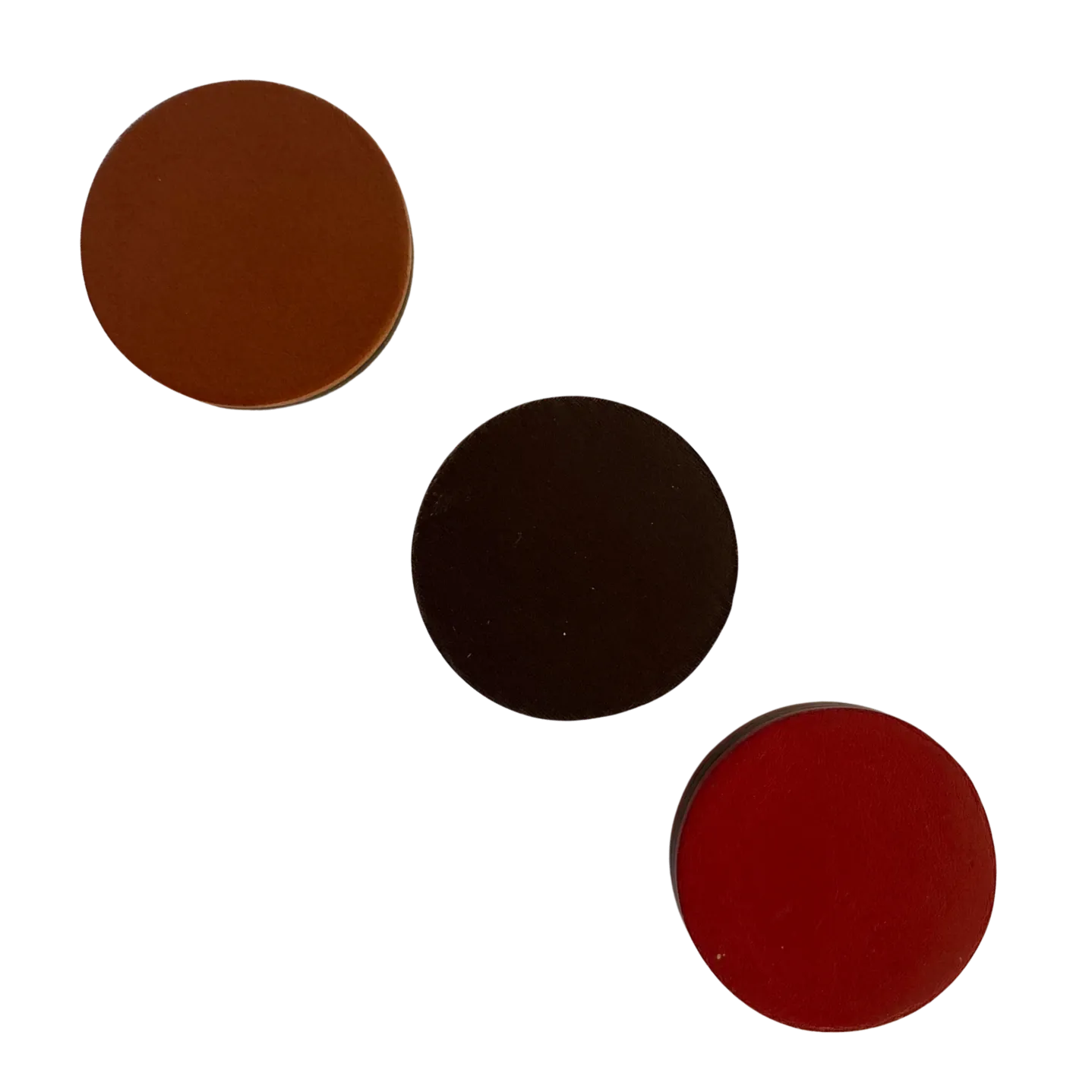Palet en cuir (Marron foncé)